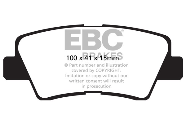 Stabdžių kaladėlės EBC "Ultimax" DPX2031