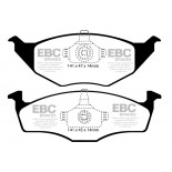 Stabdžių kaladėlės EBC "Ultimax" DP1433