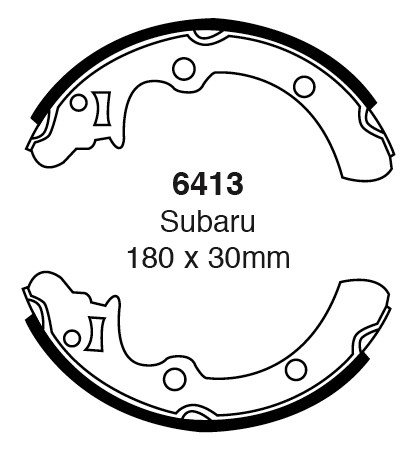 Būgninių stabdžių kaladėlės EBC 6413