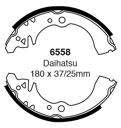 Būgninių stabdžių kaladėlės EBC 6558