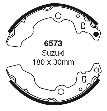 Būgninių stabdžių kaladėlės EBC 6573