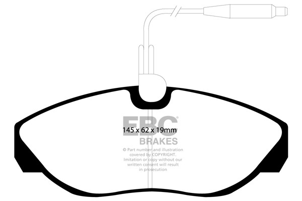 Stabdžių kaladėlės EBC "Ultimax" DP1024