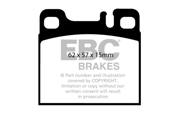 Stabdžių kaladėlės EBC "Ultimax" DP1027