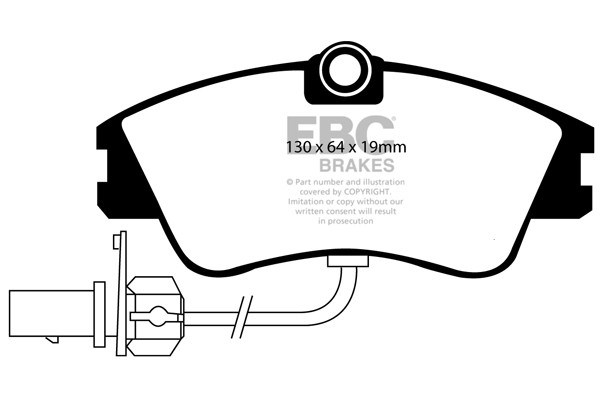 Stabdžių kaladėlės EBC "Ultimax" DP1030/2