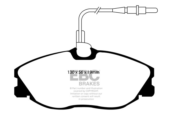 Stabdžių kaladėlės EBC "Ultimax" DP1047