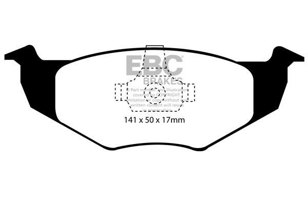 Stabdžių kaladėlės EBC "Ultimax" DP1064