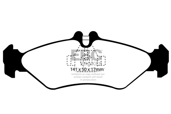 Stabdžių kaladėlės EBC "Ultimax" DP1069