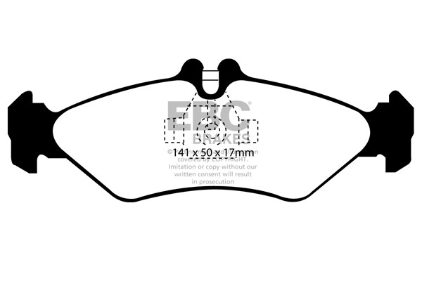 Stabdžių kaladėlės EBC "Ultimax" DP1069/2