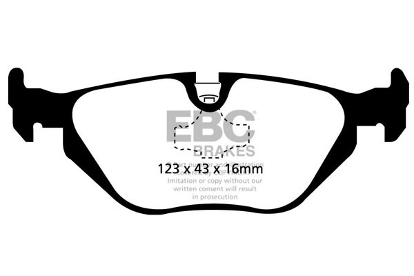 Stabdžių kaladėlės EBC "Ultimax" DP1079