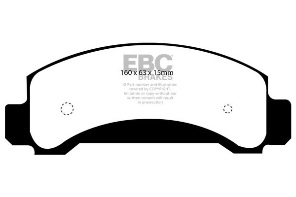 Stabdžių kaladėlės EBC "Ultimax" DP1085