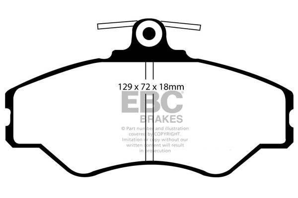 Stabdžių kaladėlės EBC "Ultimax" DP1086