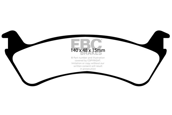 Stabdžių kaladėlės EBC "Ultimax" DP1130