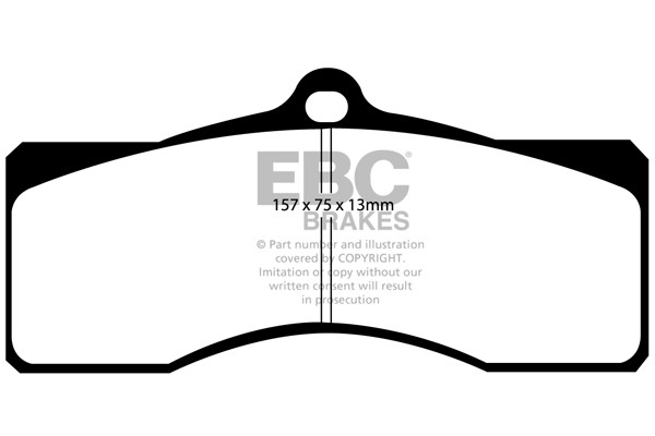 Stabdžių kaladėlės EBC "Ultimax" DP1155