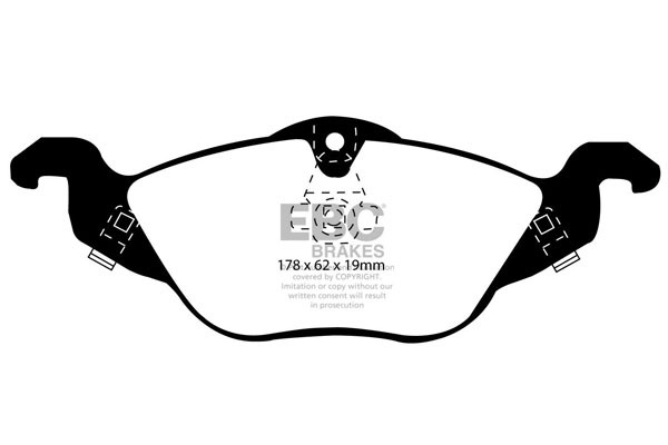 Stabdžių kaladėlės EBC "Ultimax" DP1184