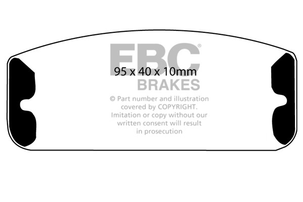 Stabdžių kaladėlės EBC "Ultimax" DP119