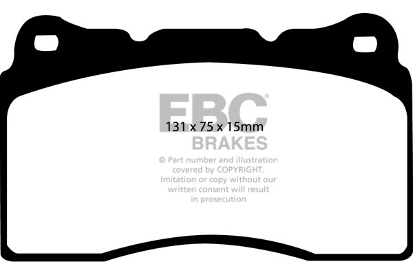 Stabdžių kaladėlės EBC "Ultimax" DP1210