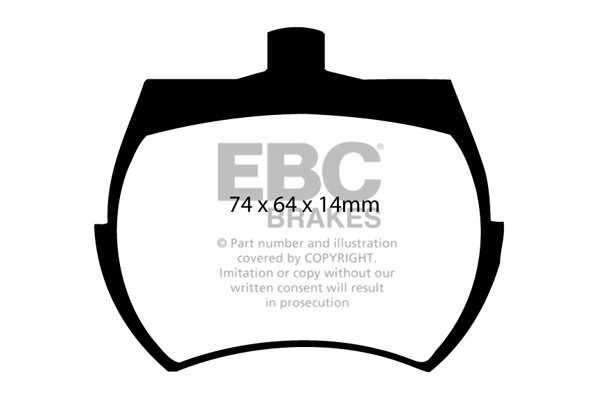 Stabdžių kaladėlės EBC "Ultimax" DP127