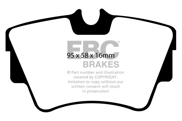 Stabdžių kaladėlės EBC "Ultimax" DP1284