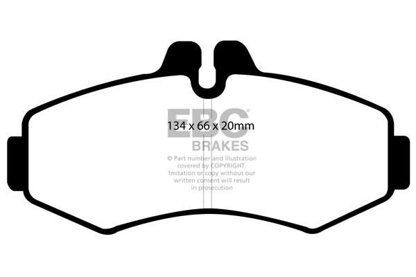 Stabdžių kaladėlės EBC "Ultimax" DP1292