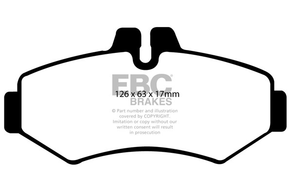 Stabdžių kaladėlės EBC "Ultimax" DP1298