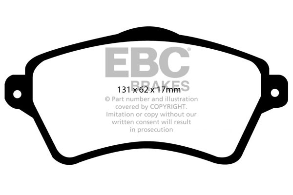 Stabdžių kaladėlės EBC "Ultimax" DP1352