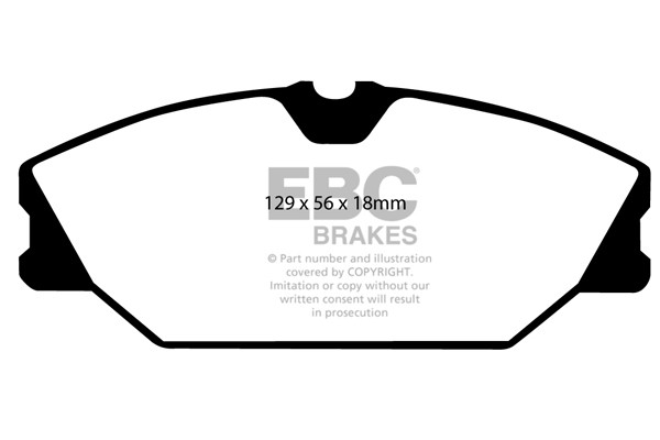 Stabdžių kaladėlės EBC "Ultimax" DP1369