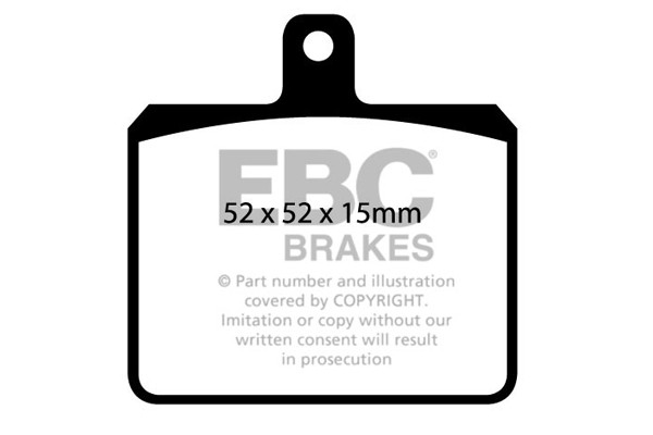 Stabdžių kaladėlės EBC "Ultimax" DP136