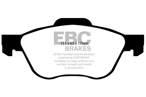 Stabdžių kaladėlės EBC "Ultimax" DP1376