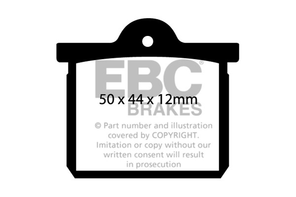Stabdžių kaladėlės EBC "Ultimax" DP137