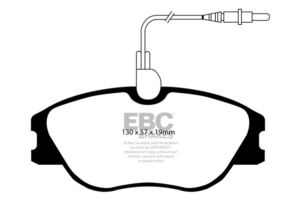 Stabdžių kaladėlės EBC "Ultimax" DP1396