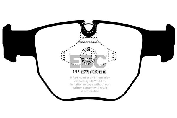 Stabdžių kaladėlės EBC "Ultimax" DP1463