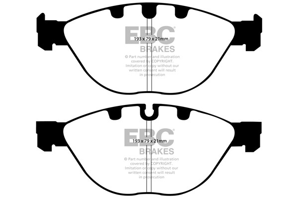 Stabdžių kaladėlės EBC "Ultimax" DP1482
