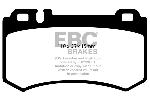 Stabdžių kaladėlės EBC "Ultimax" DP1490