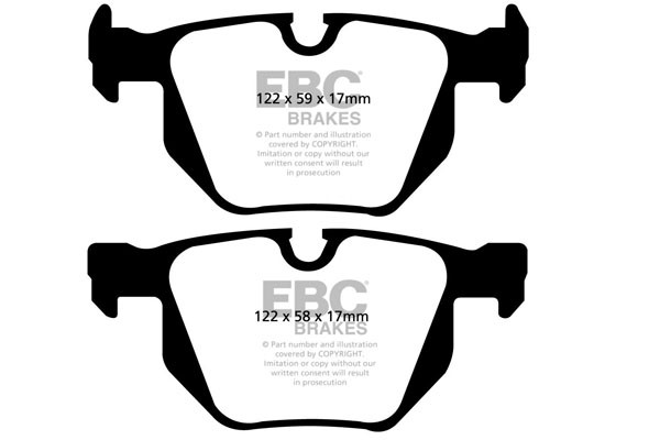 Stabdžių kaladėlės EBC "Ultimax" DP1494