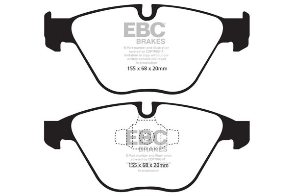 Stabdžių kaladėlės EBC "Ultimax" DP1512