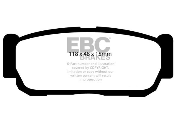 Stabdžių kaladėlės EBC "Ultimax" DP1560