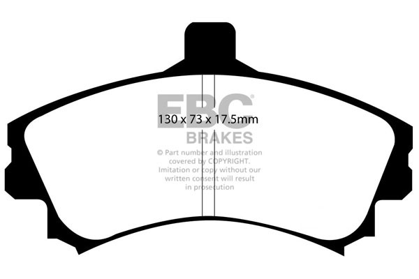 Stabdžių kaladėlės EBC "Ultimax" DP1564