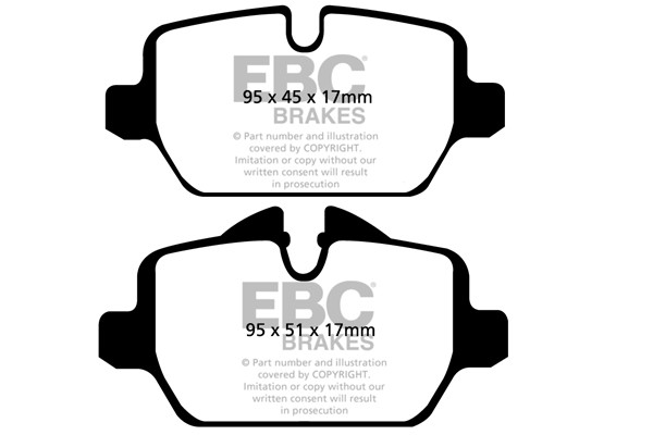 Stabdžių kaladėlės EBC "Ultimax" DP1576