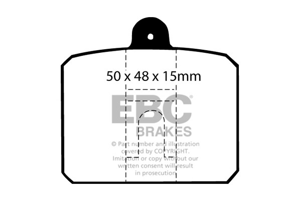 Stabdžių kaladėlės EBC "Ultimax" DP159