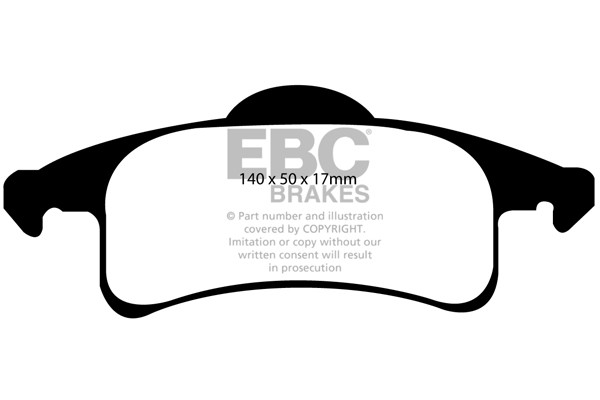 Stabdžių kaladėlės EBC "Ultimax" DP1606