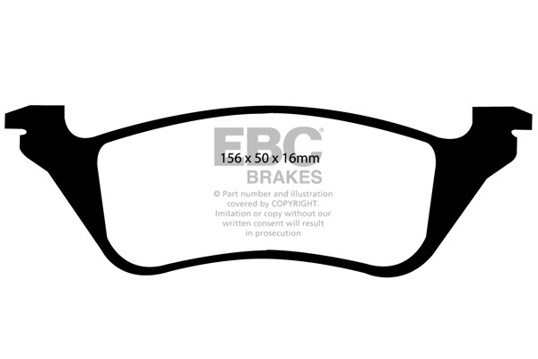 Stabdžių kaladėlės EBC "Ultimax" DP1629