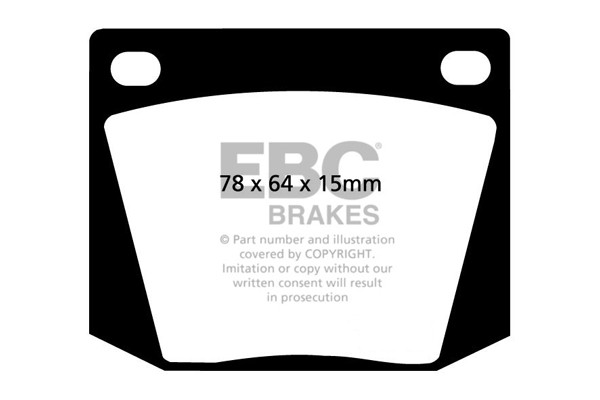 Stabdžių kaladėlės EBC "Ultimax" DP169