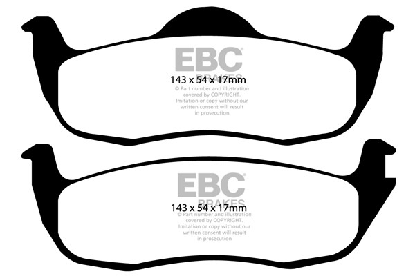 Stabdžių kaladėlės EBC "Ultimax" DP1745