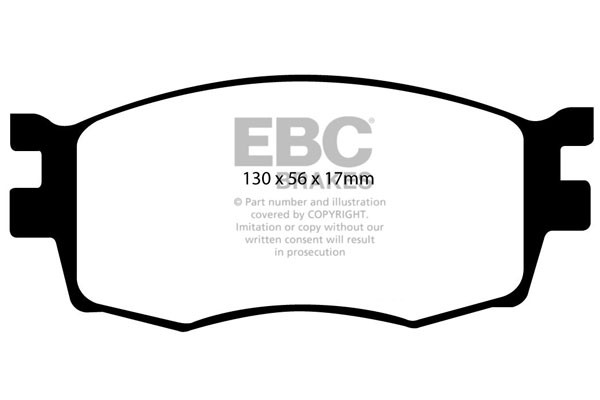 Stabdžių kaladėlės EBC "Ultimax" DP1768