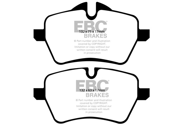 Stabdžių kaladėlės EBC "Ultimax" DP1789