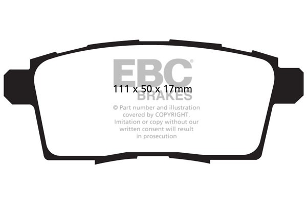 Stabdžių kaladėlės EBC "Ultimax" DP1795