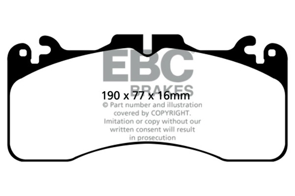 Stabdžių kaladėlės EBC "Ultimax" DP1867