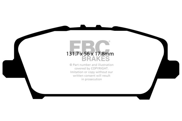 Stabdžių kaladėlės EBC "Ultimax" DP1901