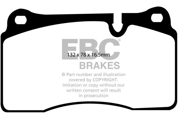 Stabdžių kaladėlės EBC "Ultimax" DP1922