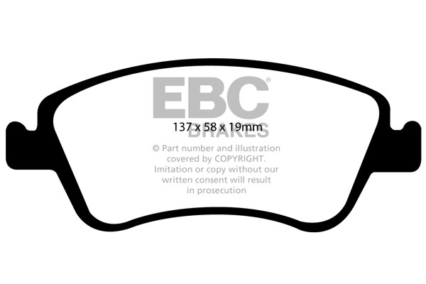 Stabdžių kaladėlės EBC "Ultimax" DP1948